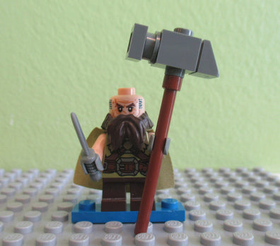 LEGO Minifigure-Dwalin the Dwarf-The Hobbit and the Lord of the Rings / The Hobbit-LOR050-Creative Brick Builders